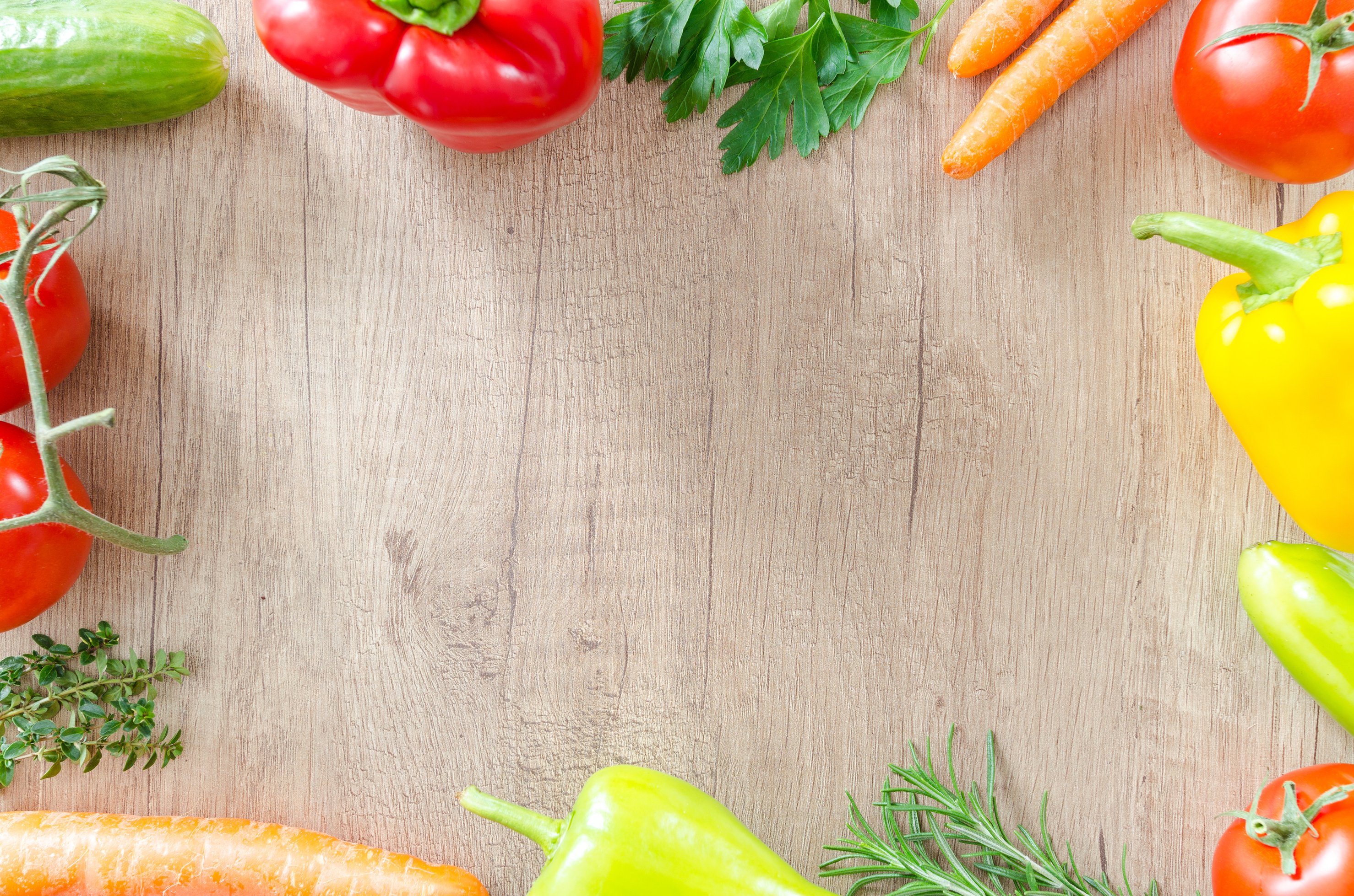 Assorted Vegetables on Brown Surface