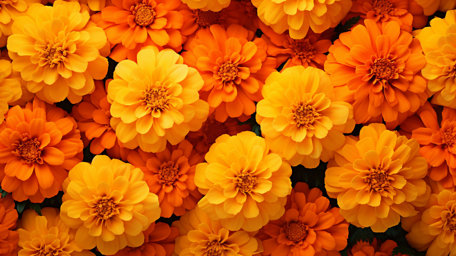 Marigold flowers walpaper